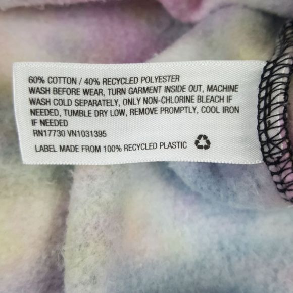 NWT Tie Dye Wild Fable Cropped Hoodie - Picture 7 of 10